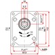 HYDRAULIPUMPPU  6.3 2-SRJ LAIPPALIITÄNTÄ